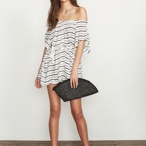 Faithful The Brand Striped Belted Rope Mini Dress